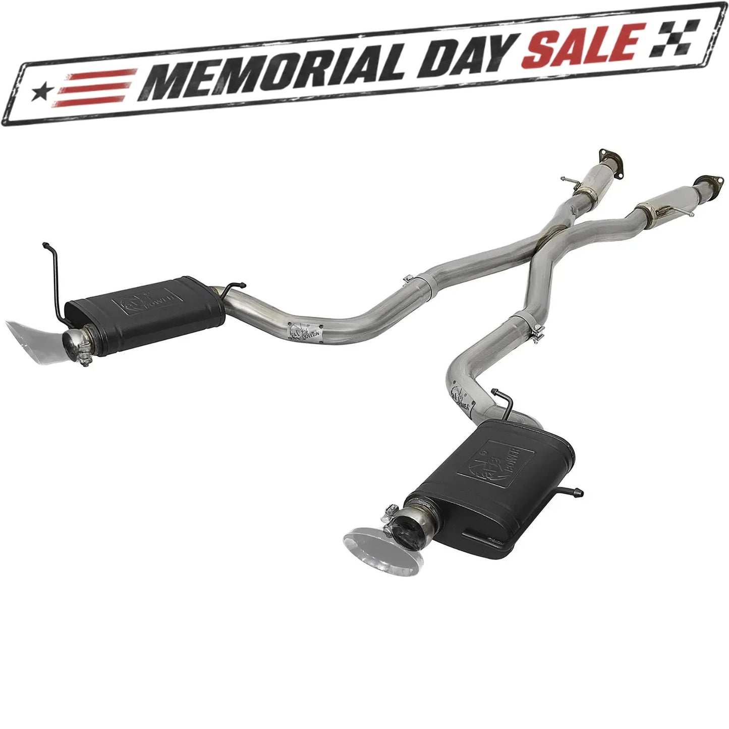 aFe 3in SS Cat-Back Exhaust w/ Resonator | Jeep WK2 SRT8/Trackhawk (12-21) (49-38059)
