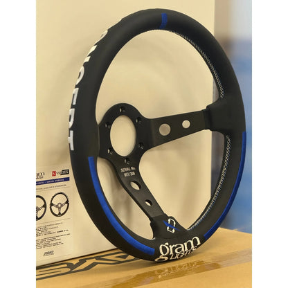 RAYS x VERTEX Collab Steering Wheel / Gram Lights - Blue 330mm