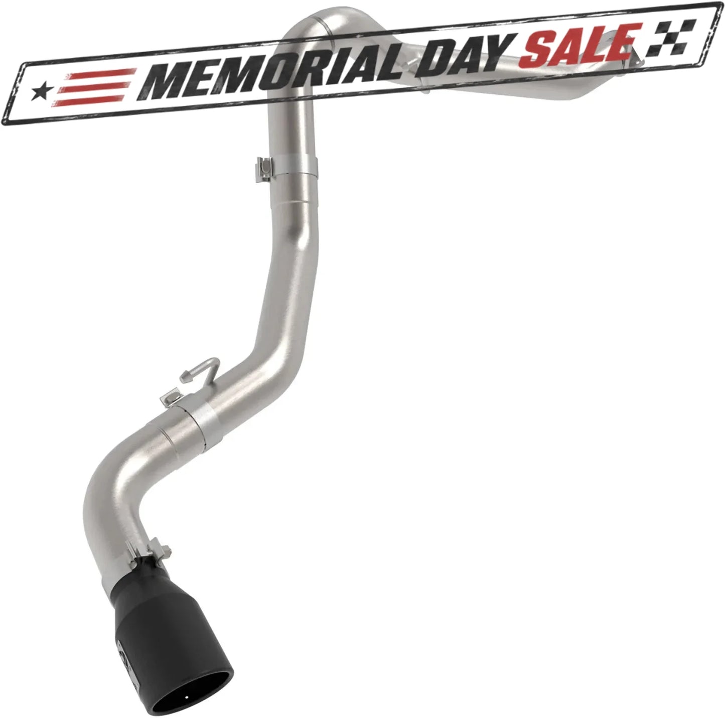 aFe Vulcan 3in 304 SS DPF-Back Exhaust w/ Black Tip | Jeep Gladiator V6-3.0L (21+) (49-38093-B)