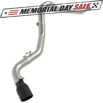 aFe Vulcan 3in 304 SS DPF-Back Exhaust w/ Black Tip | Jeep Gladiator V6-3.0L (21+) (49-38093-B)