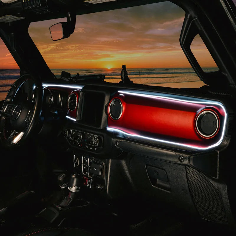 Oracle JL/Gladiator Dynamic ColorSHIFT Dash Kit | Jeep JK/JL/JT (4236-332)