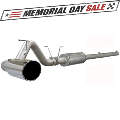 aFe Large Bore-HD 4in SS Cat-Back Exhaust | Dodge Ram 2500/3500 04.5-07 (49-42002)