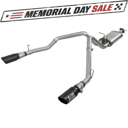 aFe 3in SS Cat-Back Exhaust w/ Dual Tips | RAM 1500 V8-5.7L (19) (49-42059-B)