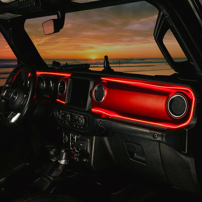Oracle JL/Gladiator Dynamic ColorSHIFT Dash Kit | Jeep JK/JL/JT (4236-332)
