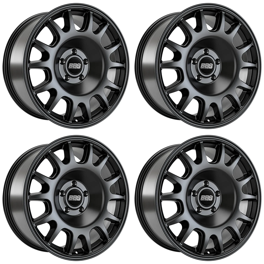 (set of 4) BBS TS-R Satin Black | 20x9" +12mm | 6x135mm Wheel