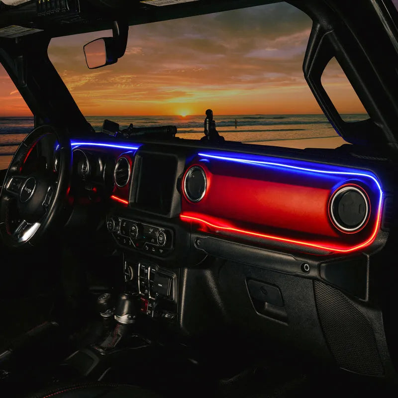 Oracle JL/Gladiator Dynamic ColorSHIFT Dash Kit | Jeep JK/JL/JT (4236-332)