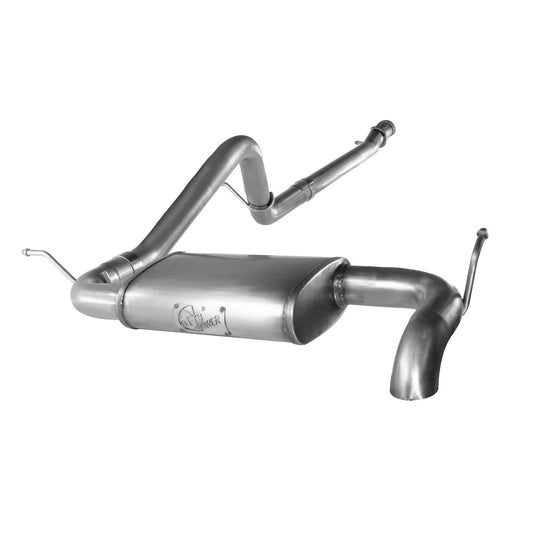 aFe 2.5in 409 SS Cat-Back Hi-Tuck Exhaust | Jeep Wrangler 12+ V6-3.6L (49-46214)