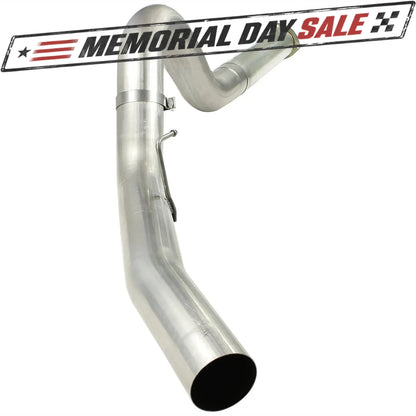 aFe MACHForce XP 5in SS DPF-Back Exh Sys | Ford Diesel Trucks V8 6.7L (11-14) (49-43055)