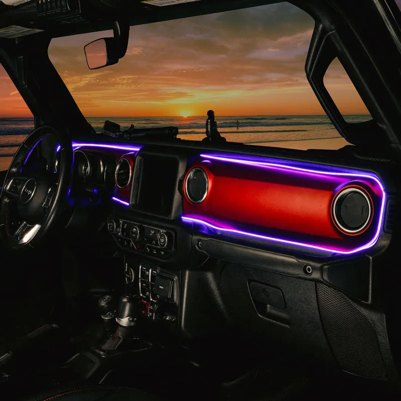 Oracle JL/Gladiator Dynamic ColorSHIFT Dash Kit | Jeep JK/JL/JT (4236-332)