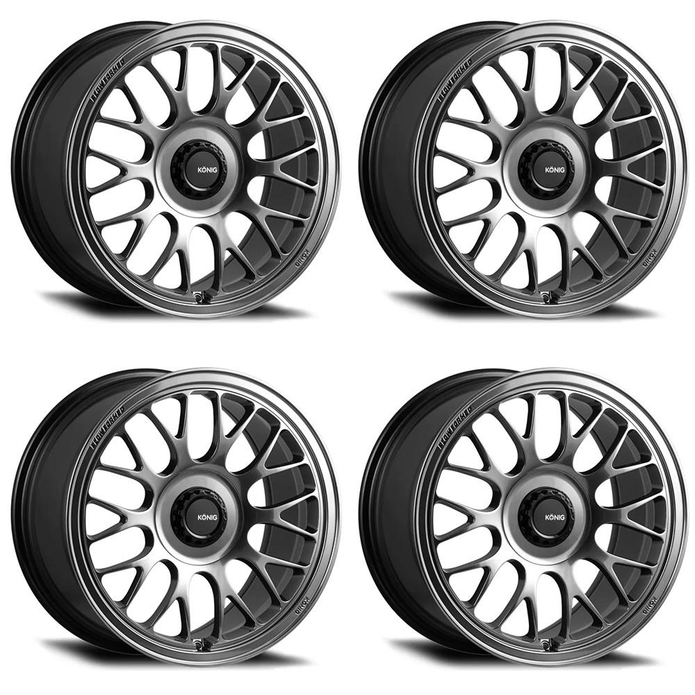 (set of 4) Konig MRK1 Hyper Carbon | 18x9.5" +35mm | 5x120mm Wheel