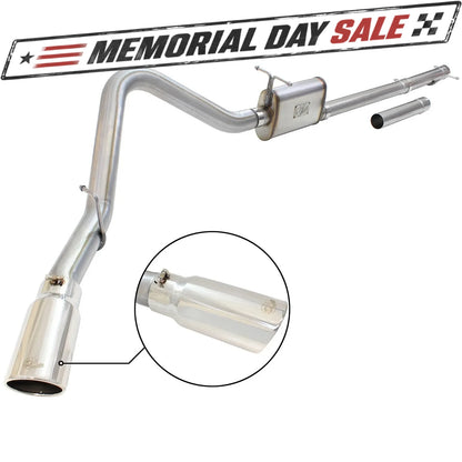 aFe 3-3.5in SS Cat-Back Exhaust | Ford F-250/350 99-04 (49-43076-P)