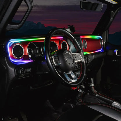 Oracle JL/Gladiator Dynamic ColorSHIFT Dash Kit | Jeep JK/JL/JT (4236-332)