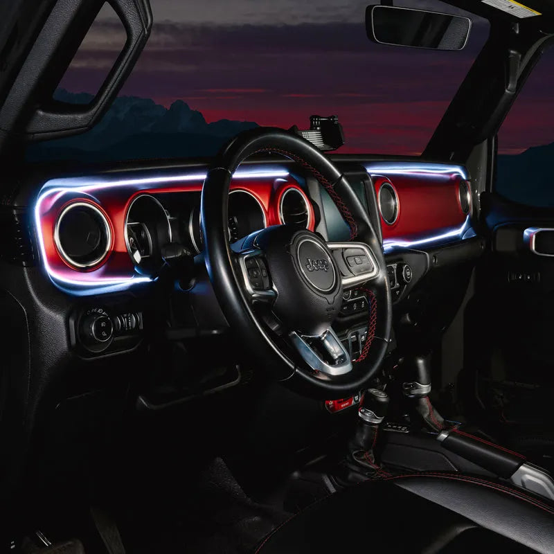 Oracle JL/Gladiator Dynamic ColorSHIFT Dash Kit | Jeep JK/JL/JT (4236-332)