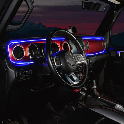 Oracle JL/Gladiator Dynamic ColorSHIFT Dash Kit | Jeep JK/JL/JT (4236-332)