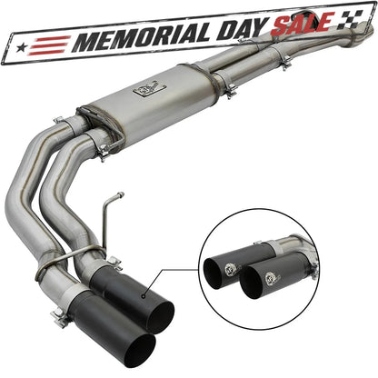 aFe Rebel 3in SS Cat-Back Exhaust | Ford F-150 Raptor V6-3.5L (17) (49-43091-B)