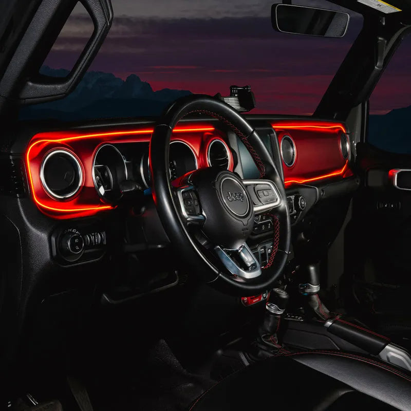 Oracle JL/Gladiator Dynamic ColorSHIFT Dash Kit | Jeep JK/JL/JT (4236-332)