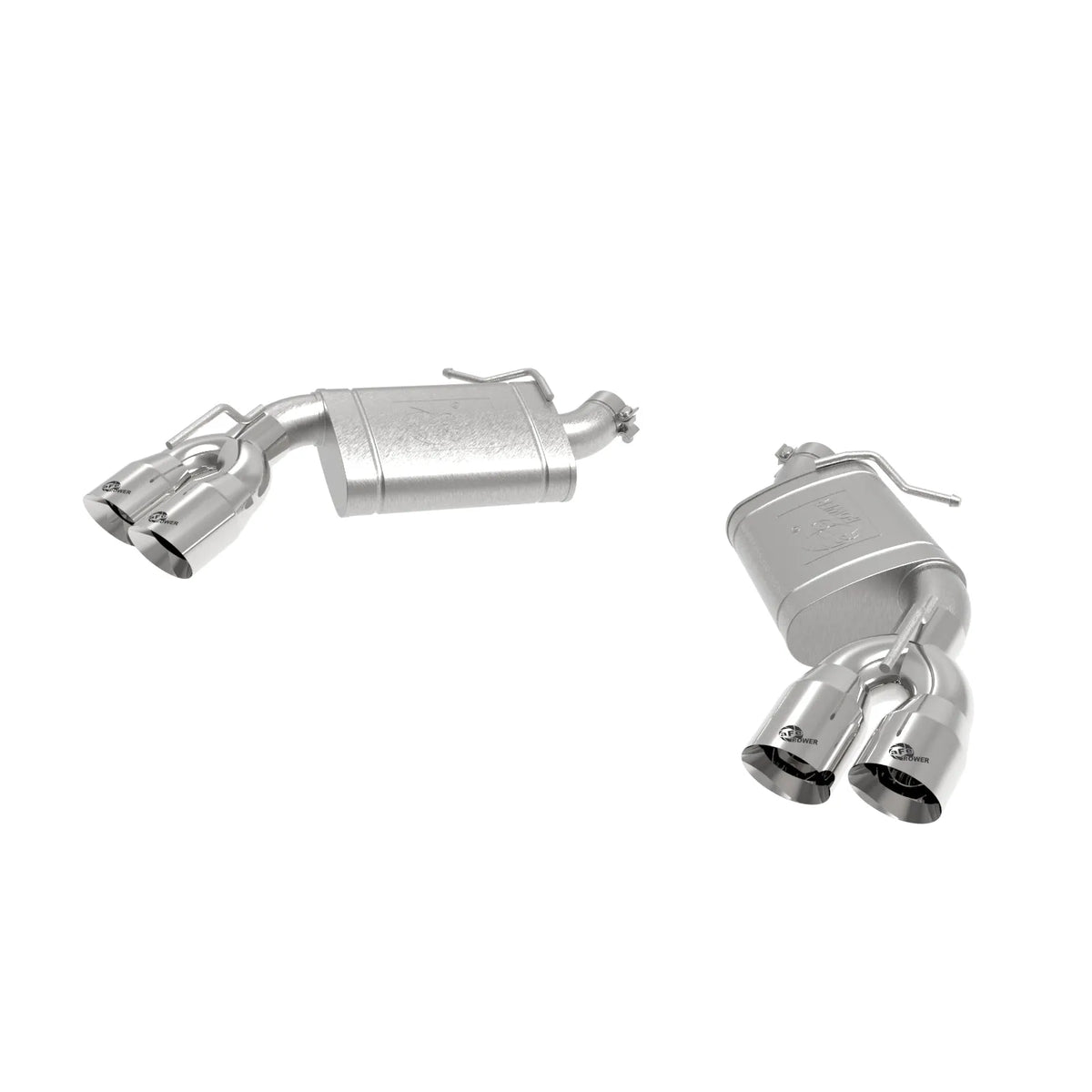 aFe 2.5in 409 SS Polished Axle-Back Exhaust | Chevy Camaro SS (16-21) (49-44119-P)