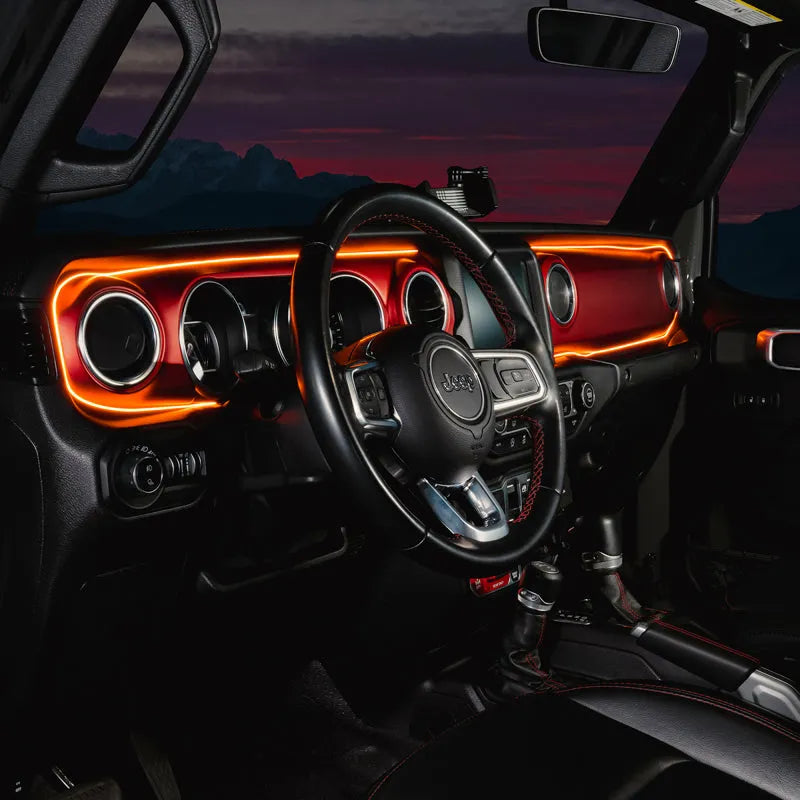 Oracle JL/Gladiator Dynamic ColorSHIFT Dash Kit | Jeep JK/JL/JT (4236-332)