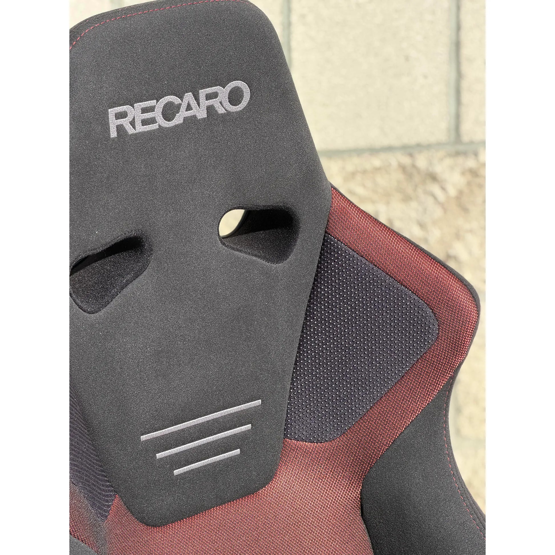 Recaro SR-6 KK100S Sport Seat – Kamui Black x Glass Mesh Red