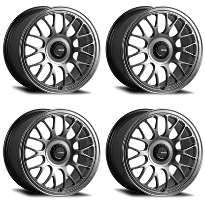 (set of 4) Konig MRK1 Hyper Carbon | 19x9.5" +32mm | 5x112mm Wheel