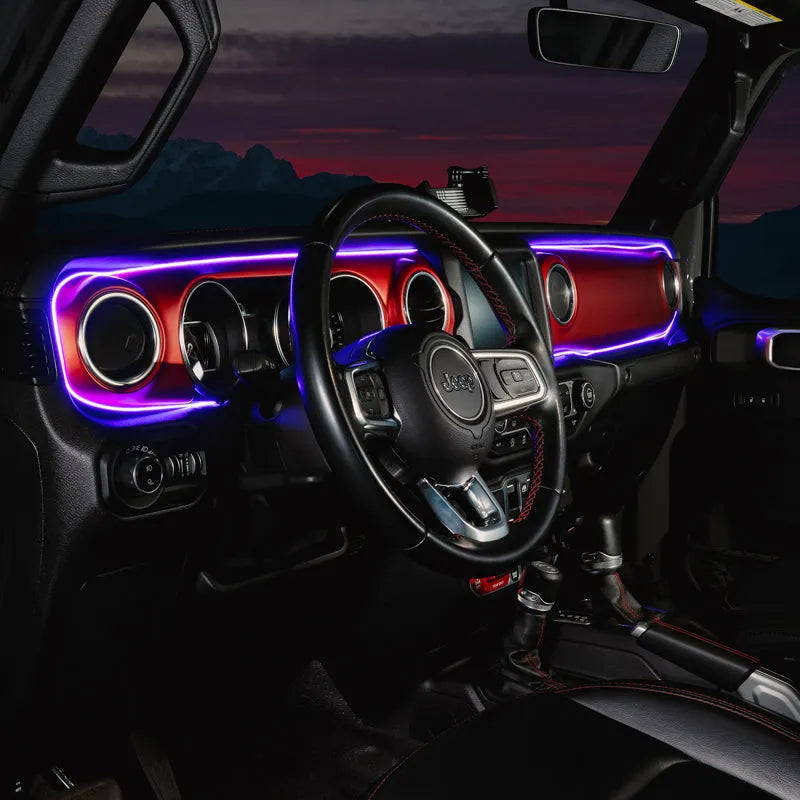 Oracle JL/Gladiator Dynamic ColorSHIFT Dash Kit | Jeep JK/JL/JT (4236-332)