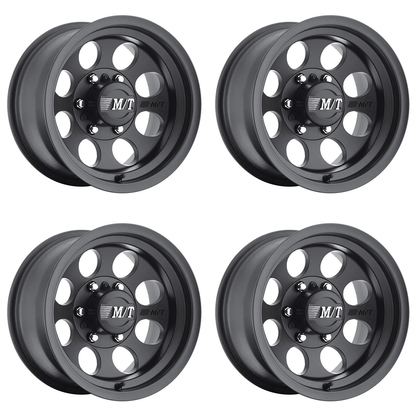 (set of 4) Mickey Thompson Classic III Satin Black | 17x9" -12mm | 6x5.5mm Wheels