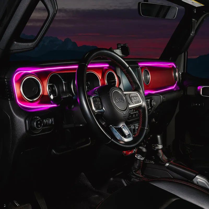 Oracle JL/Gladiator Dynamic ColorSHIFT Dash Kit | Jeep JK/JL/JT (4236-332)