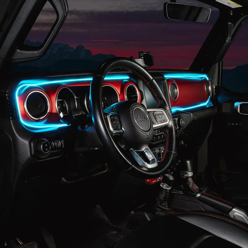Oracle JL/Gladiator Dynamic ColorSHIFT Dash Kit | Jeep JK/JL/JT (4236-332)