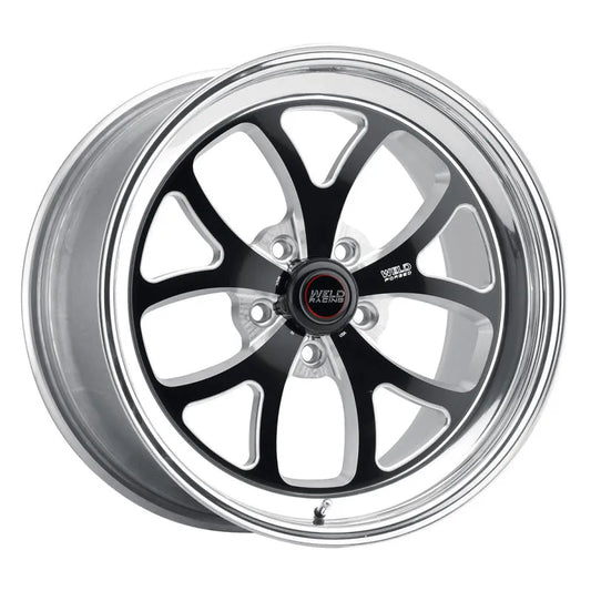 Weld S76 Black Center - Polished Shell | 20x9.0" +20mm | 5x127mm Wheel