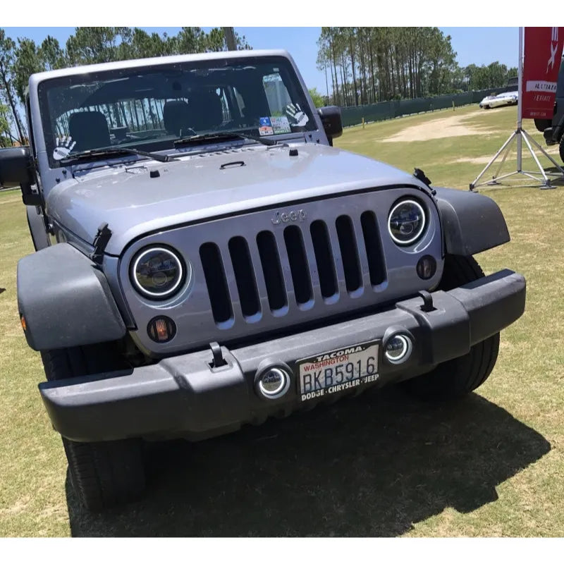 Oracle 07-18 Jeep Wrangler JK Switchback LED Halo Headlights | Wrangler JK (5769-123)