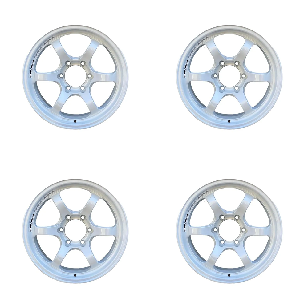 (set of 4) Advan RG-D2 Racing White | 17x8.5" -10mm | 6x139.7mm Wheel