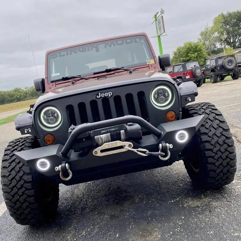 Oracle 07-18 Jeep Wrangler JK Switchback LED Halo Headlights | Wrangler JK (5769-123)