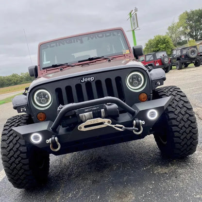 Oracle 07-18 Jeep Wrangler JK Switchback LED Halo Headlights | Wrangler JK (5769-123)