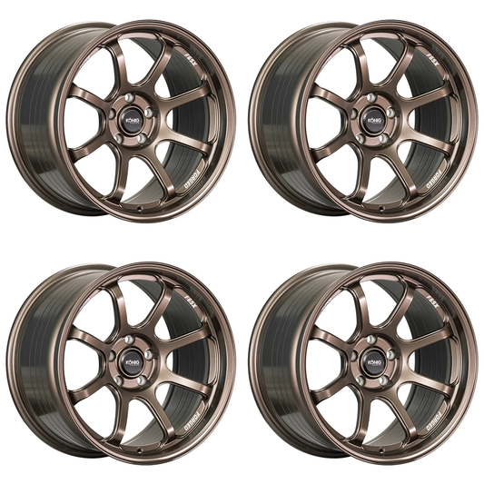 (set of 4) Konig F6SX Race Bronze | 18x8.5" +45mm | 5x114.3mm Wheel