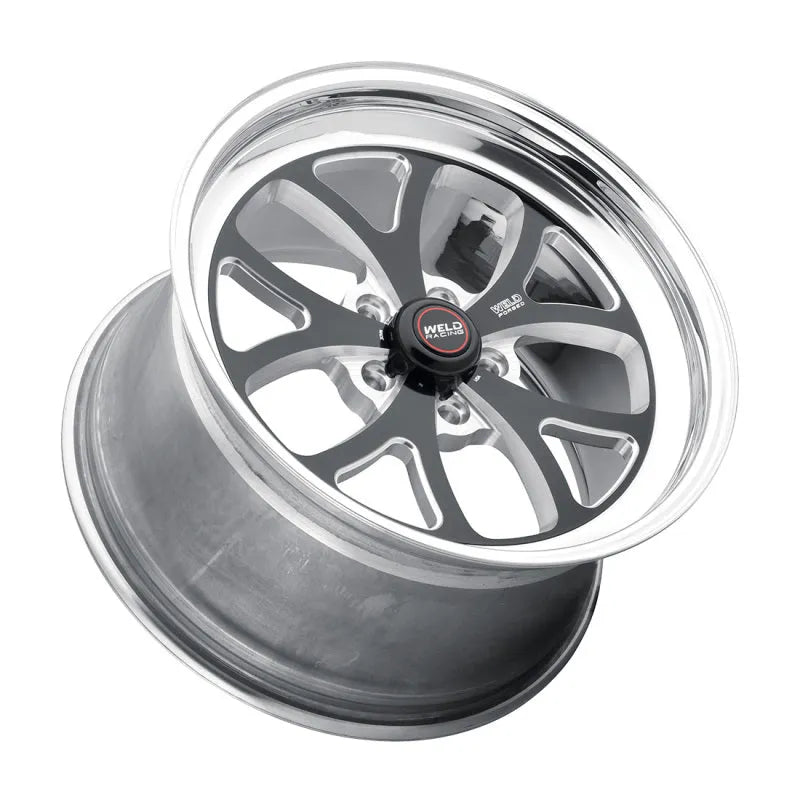 Weld S76 Black Center - Polished Shell | 20x9.0" +20mm | 5x127mm Wheel