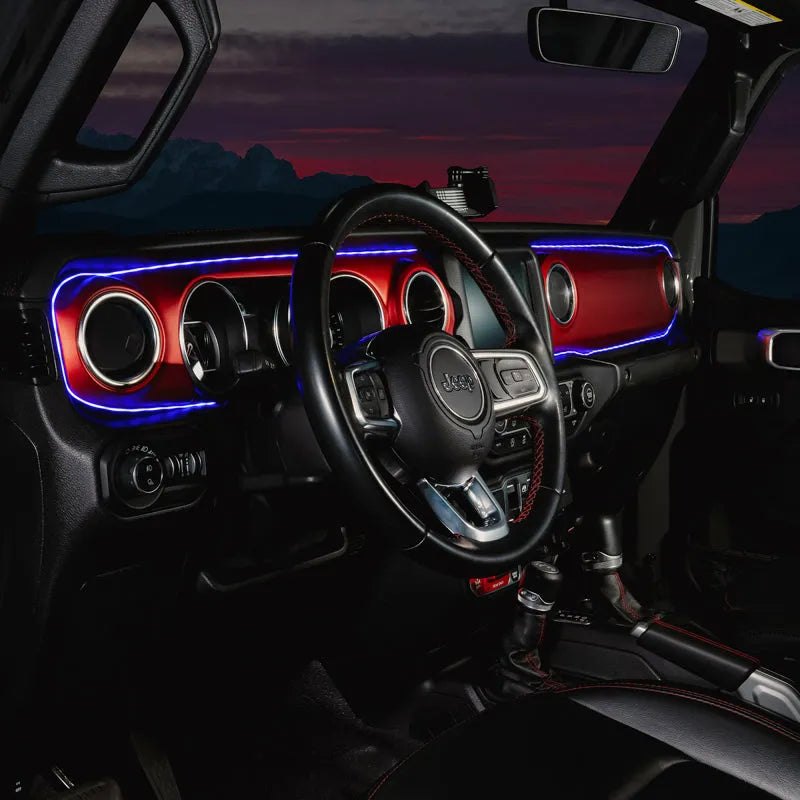 Oracle JL/Gladiator Dynamic ColorSHIFT Dash Kit | Jeep JK/JL/JT (4236-332)