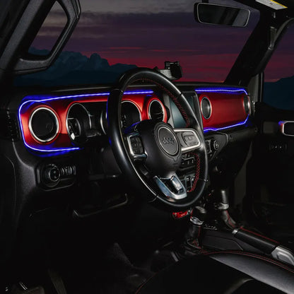 Oracle JL/Gladiator Dynamic ColorSHIFT Dash Kit | Jeep JK/JL/JT (4236-332)