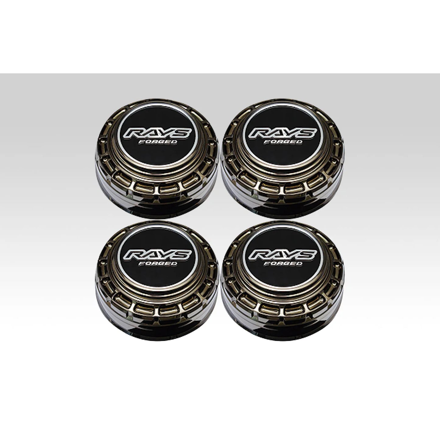 Rays 6H Center Cap (Black Chrome) (SET)