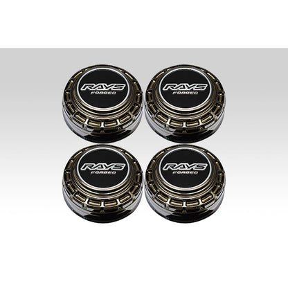 Rays 6H Center Cap (Black Chrome) (SET)