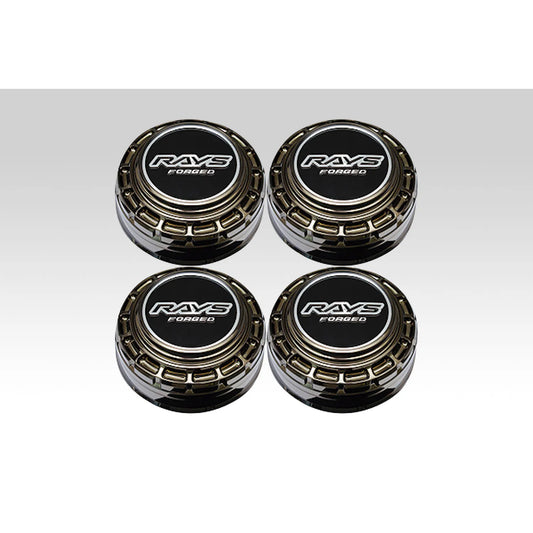 Rays 6H Center Cap (Black Chrome) (SET)