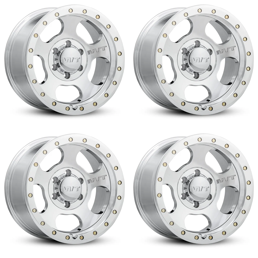 (set of 4) Mickey Thompson Canyon Pro Polished/Zinc | 20x9" +0mm | 6x135mm Wheels