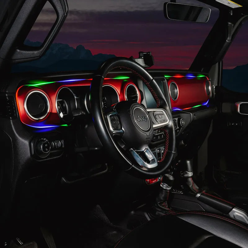 Oracle JL/Gladiator Dynamic ColorSHIFT Dash Kit | Jeep JK/JL/JT (4236-332)