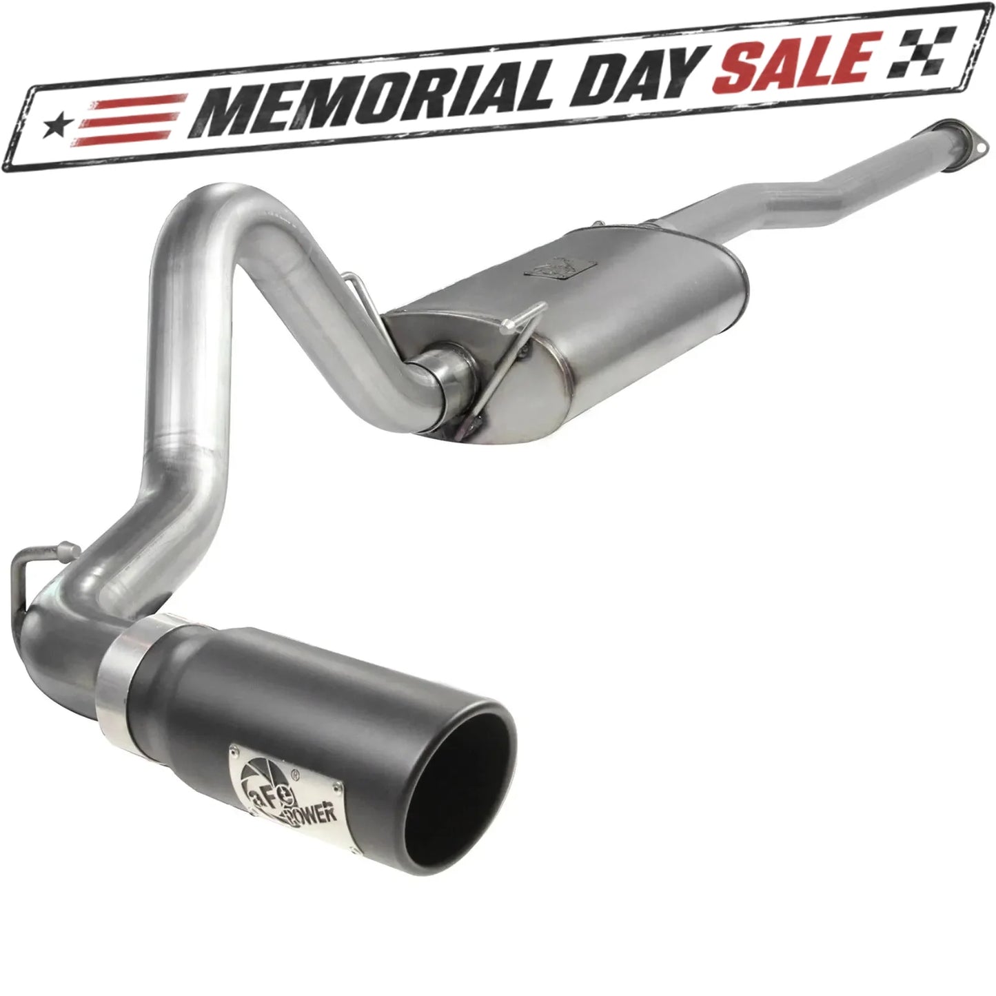 aFe 3in 409 Stainless Steel Cat-Back Exhaust System | Toyota Tacoma V6-4.0L (05-13) (49-46001-1B)