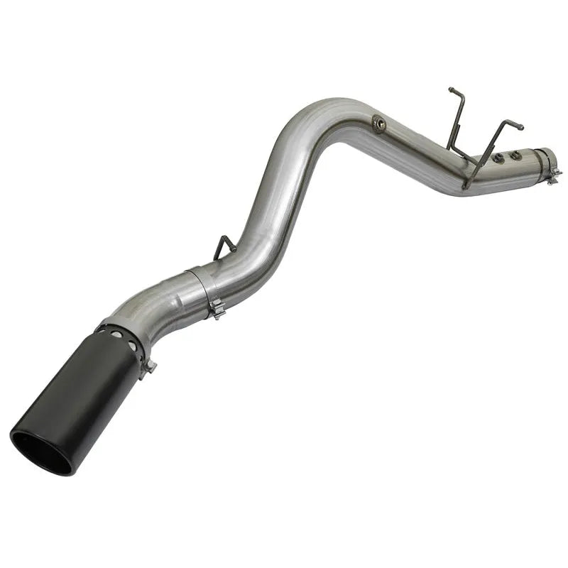aFe LARGE BORE HD 5in SS DPF-Back Exhaust | GM Duramax 6.6L (49-44085-B)
