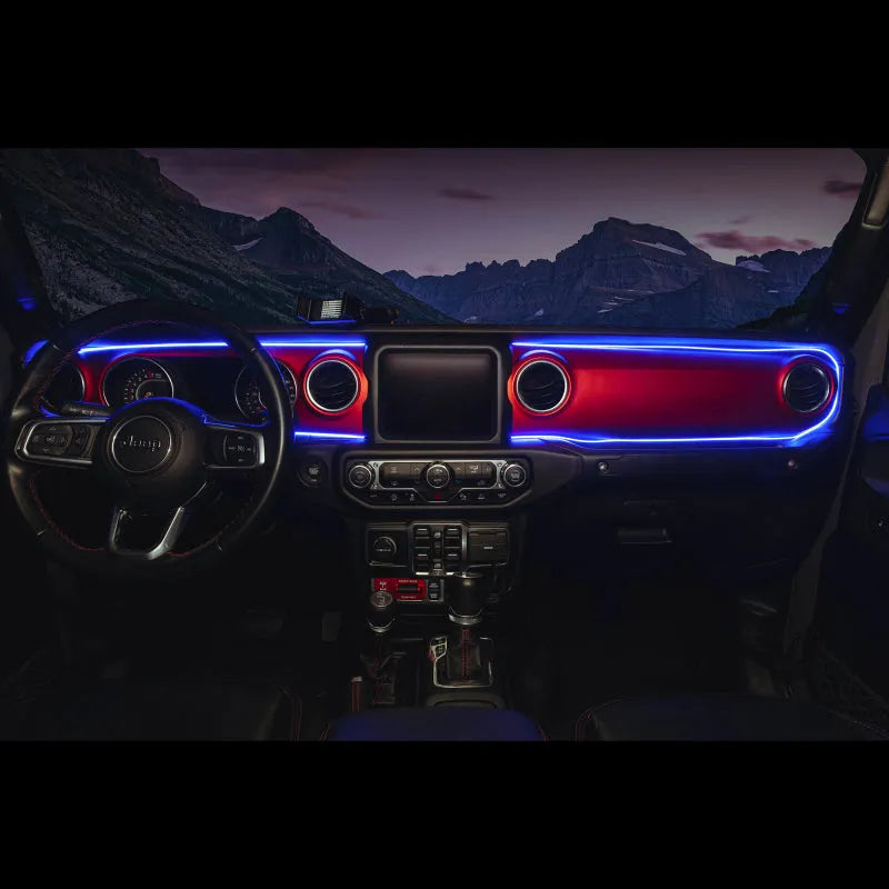 Oracle JL/Gladiator Dynamic ColorSHIFT Dash Kit | Jeep JK/JL/JT (4236-332)