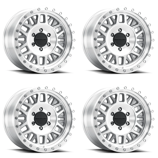 (set of 4) Raceline 951 Ryno Machined | 18x9" +18mm | 6x135mm Wheel