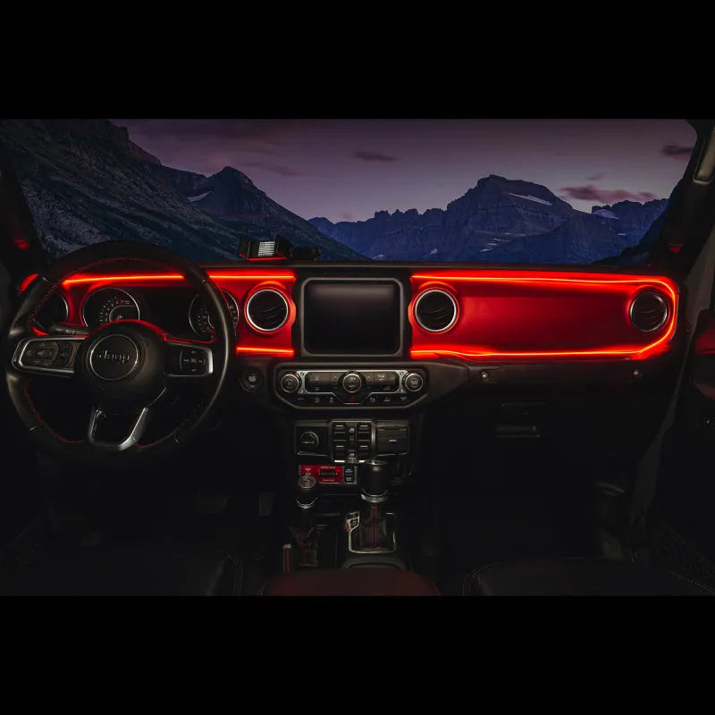Oracle JL/Gladiator Dynamic ColorSHIFT Dash Kit | Jeep JK/JL/JT (4236-332)