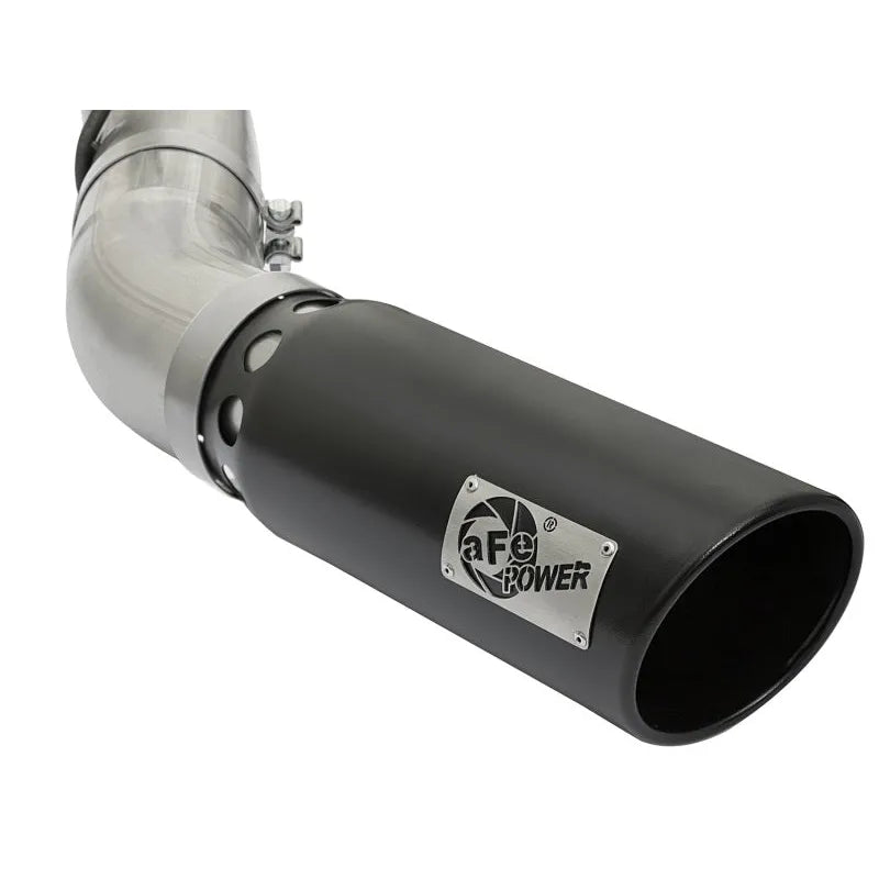 aFe LARGE BORE HD 5in SS DPF-Back Exhaust | GM Duramax 6.6L (49-44085-B)