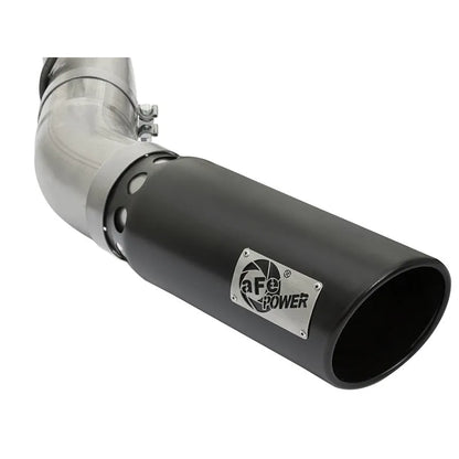 aFe LARGE BORE HD 5in SS DPF-Back Exhaust | GM Duramax 6.6L (49-44085-B)