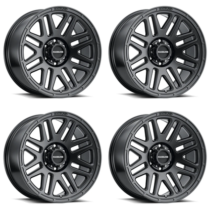 (set of 4) Raceline 944 Outlander Satin Black | 20x9" +18mm | 6x139.7mm Wheel